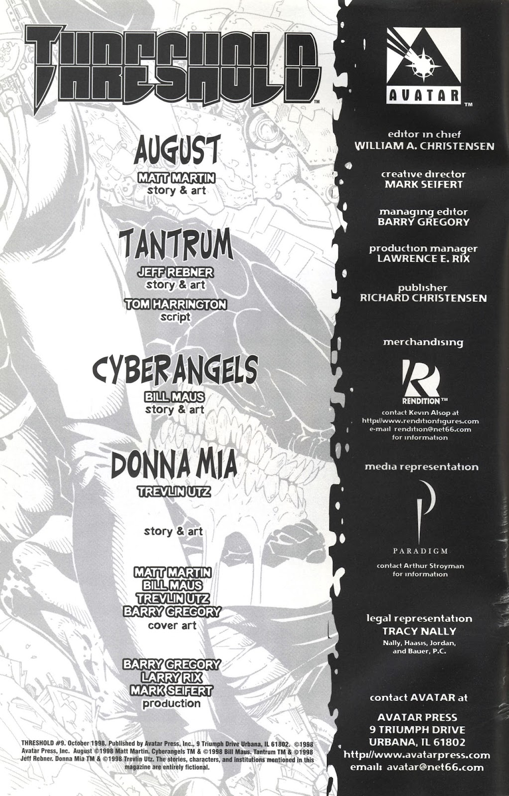Threshold (1998) Issue #9 - Page 2