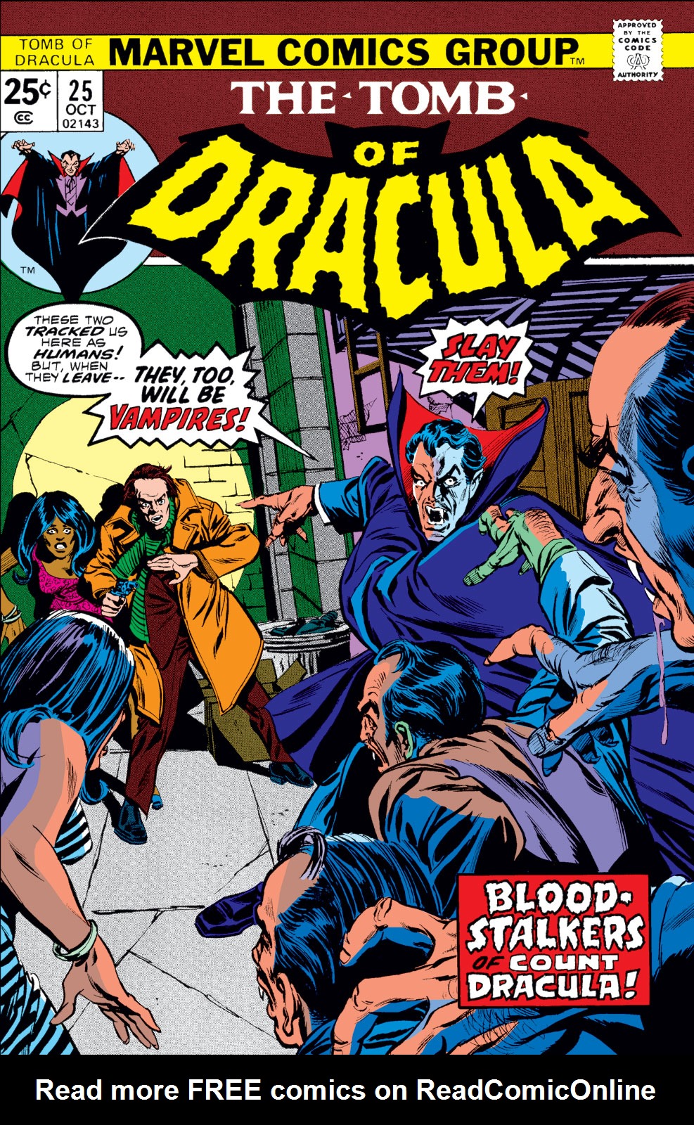 Tomb of Dracula (1972) Issue #25 - Page 1