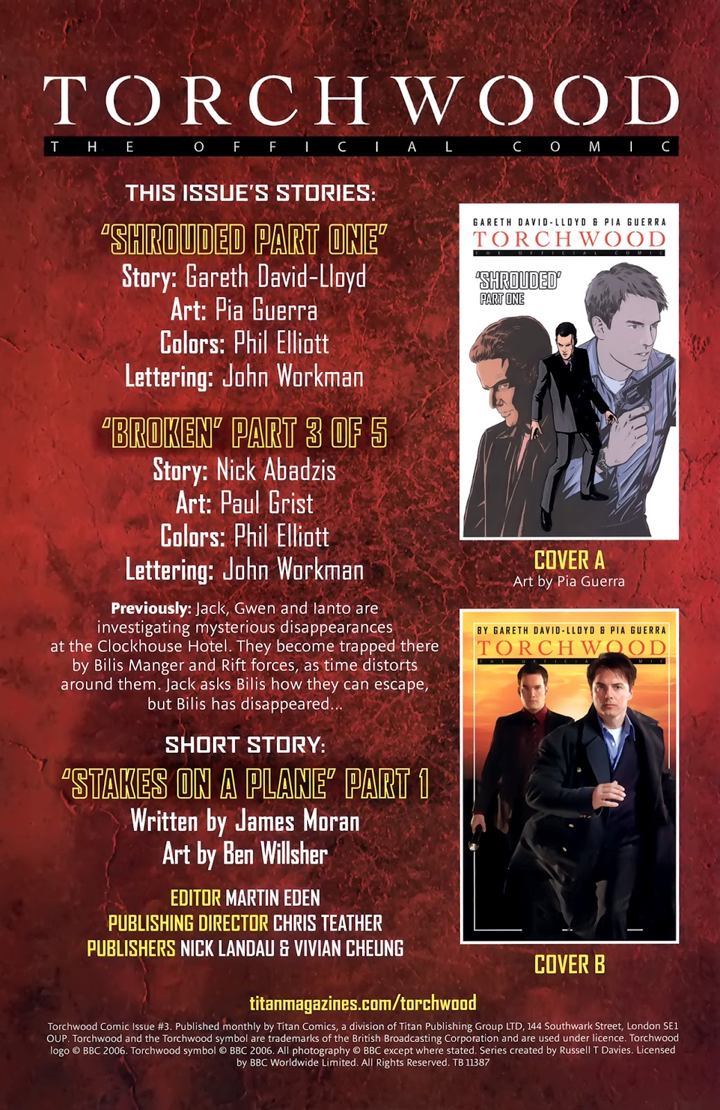 Torchwood (2010) Issue #3 - Page 3
