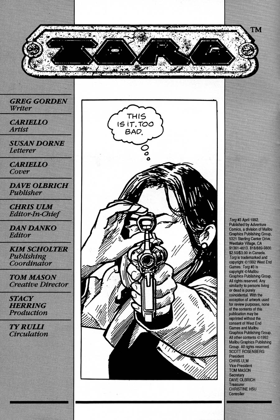 Torg Issue #3 - Page 2