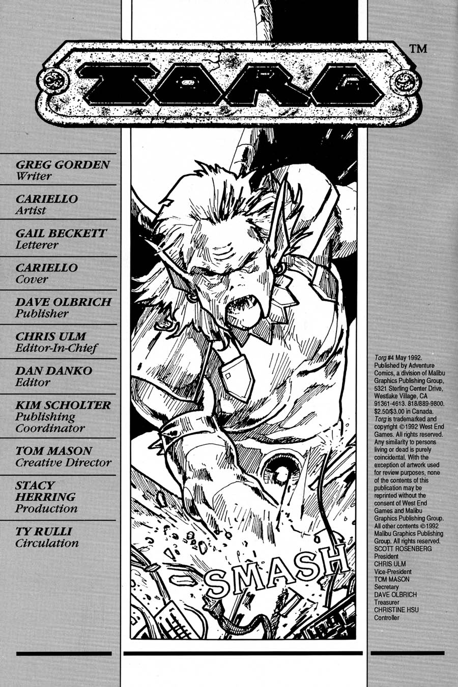 Torg Issue #4 - Page 2