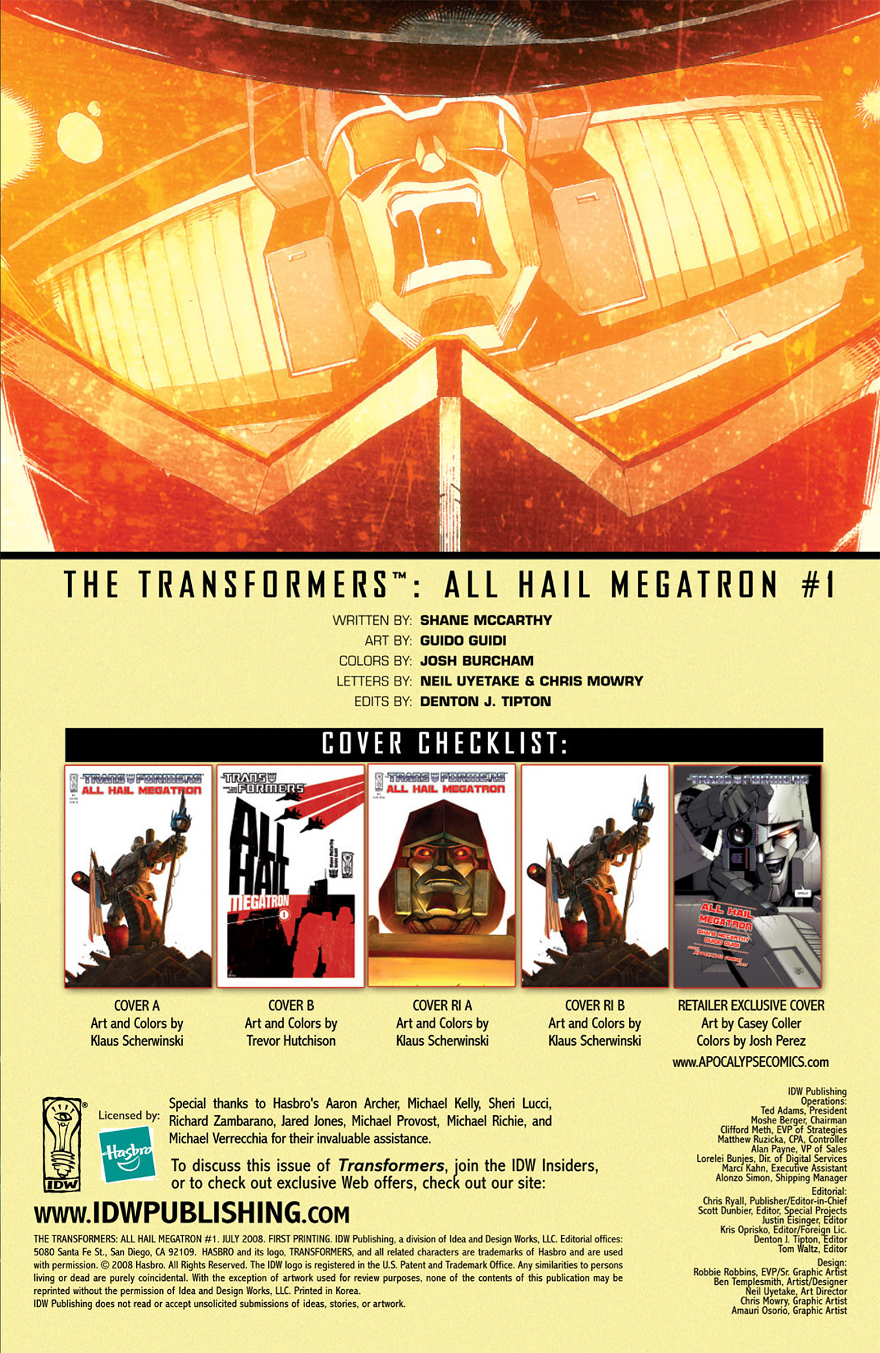 The Transformers: All Hail Megatron Issue #1 - Page 5