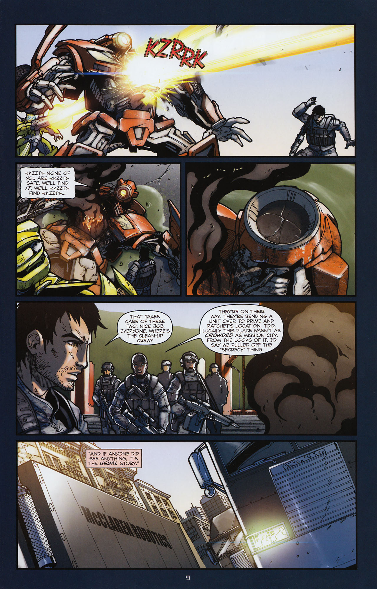Transformers: Alliance Issue #4 - Page 11
