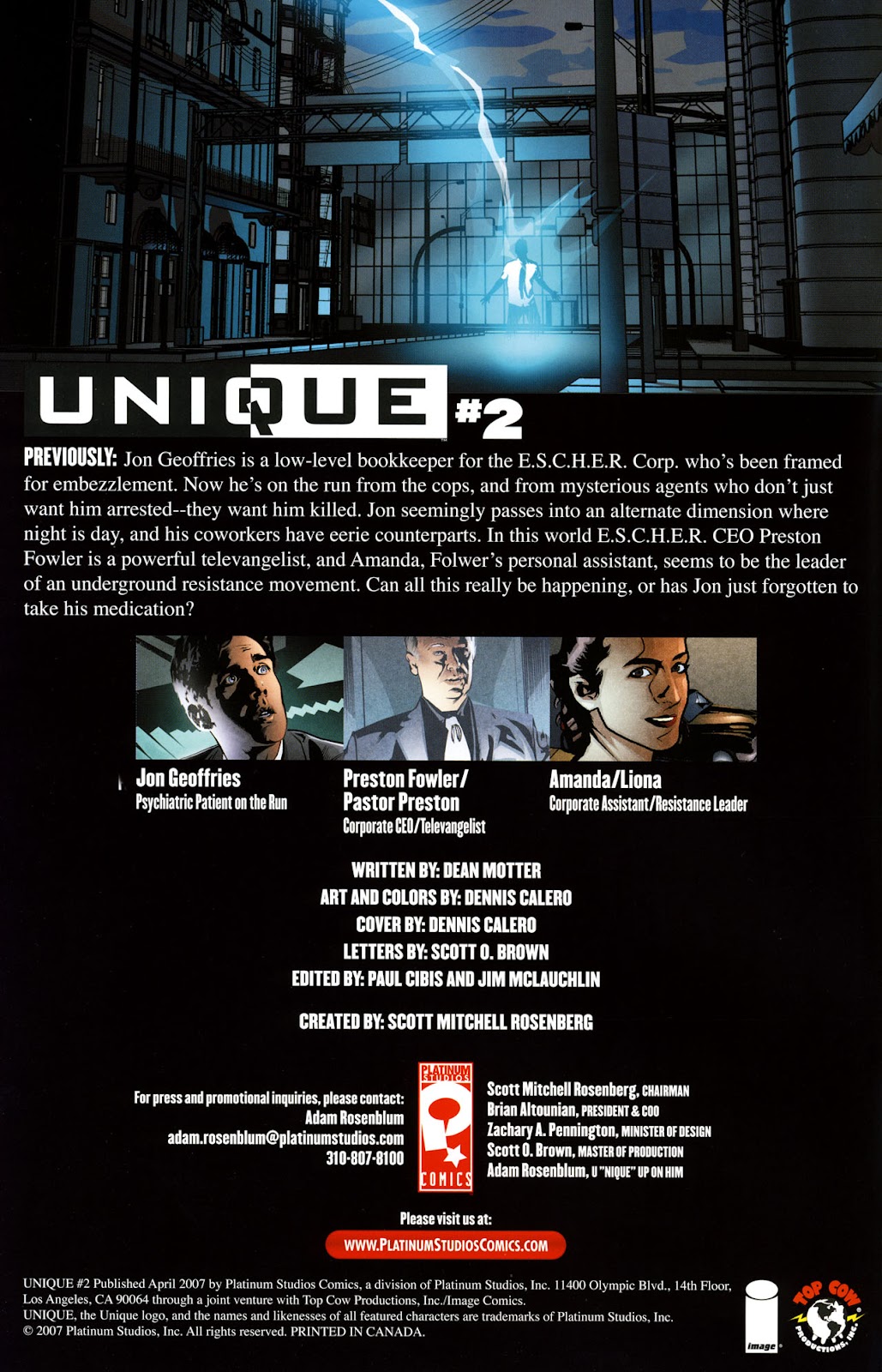Unique Issue #2 - Page 2