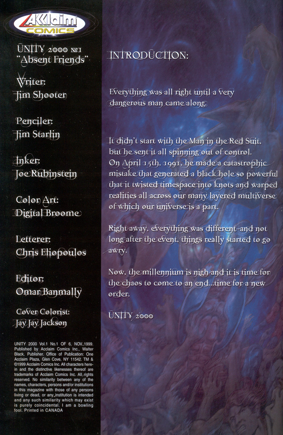 Unity 2000 Issue #1 - Page 2