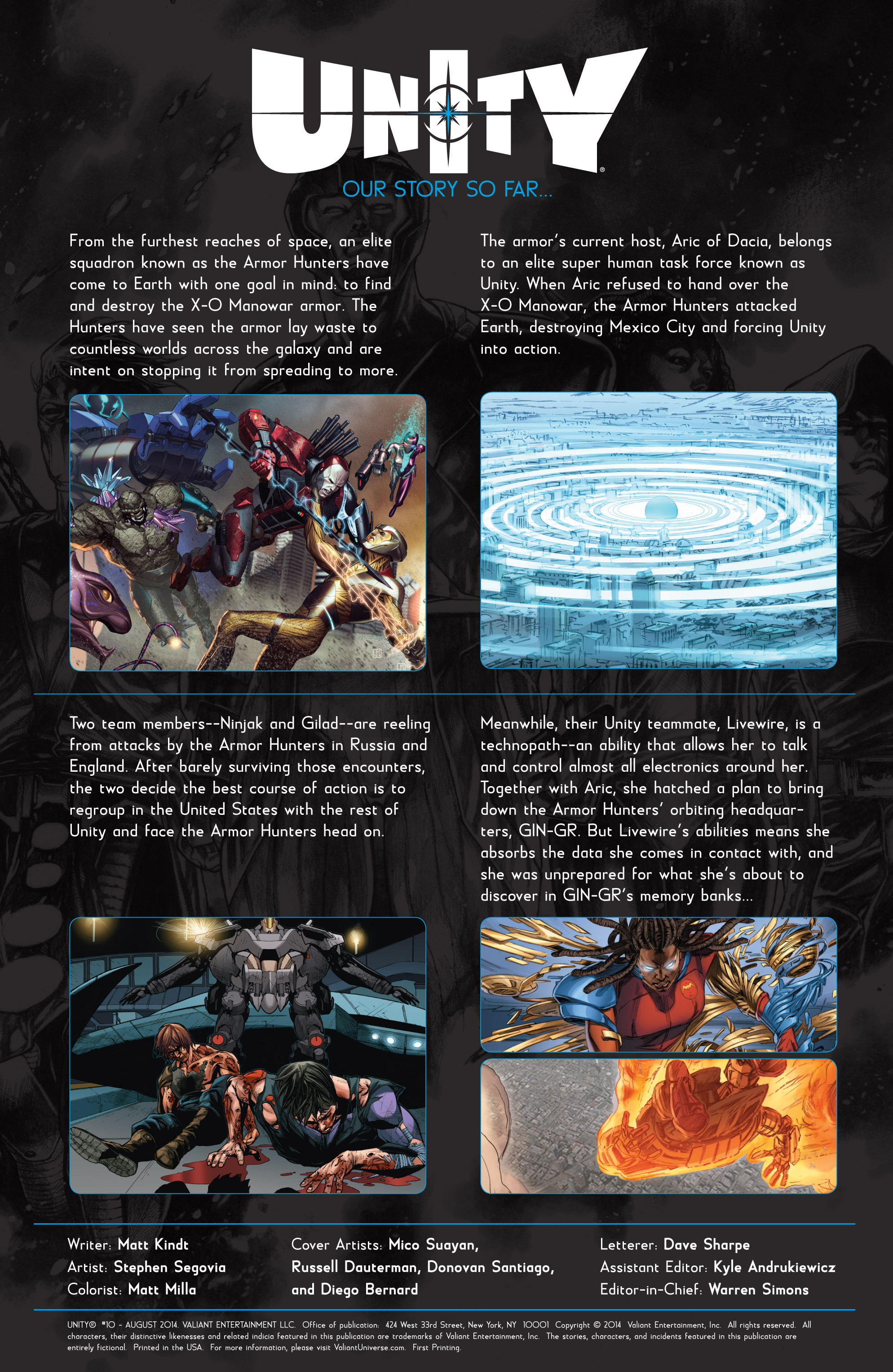 Unity (2013) Issue #10 - Page 2