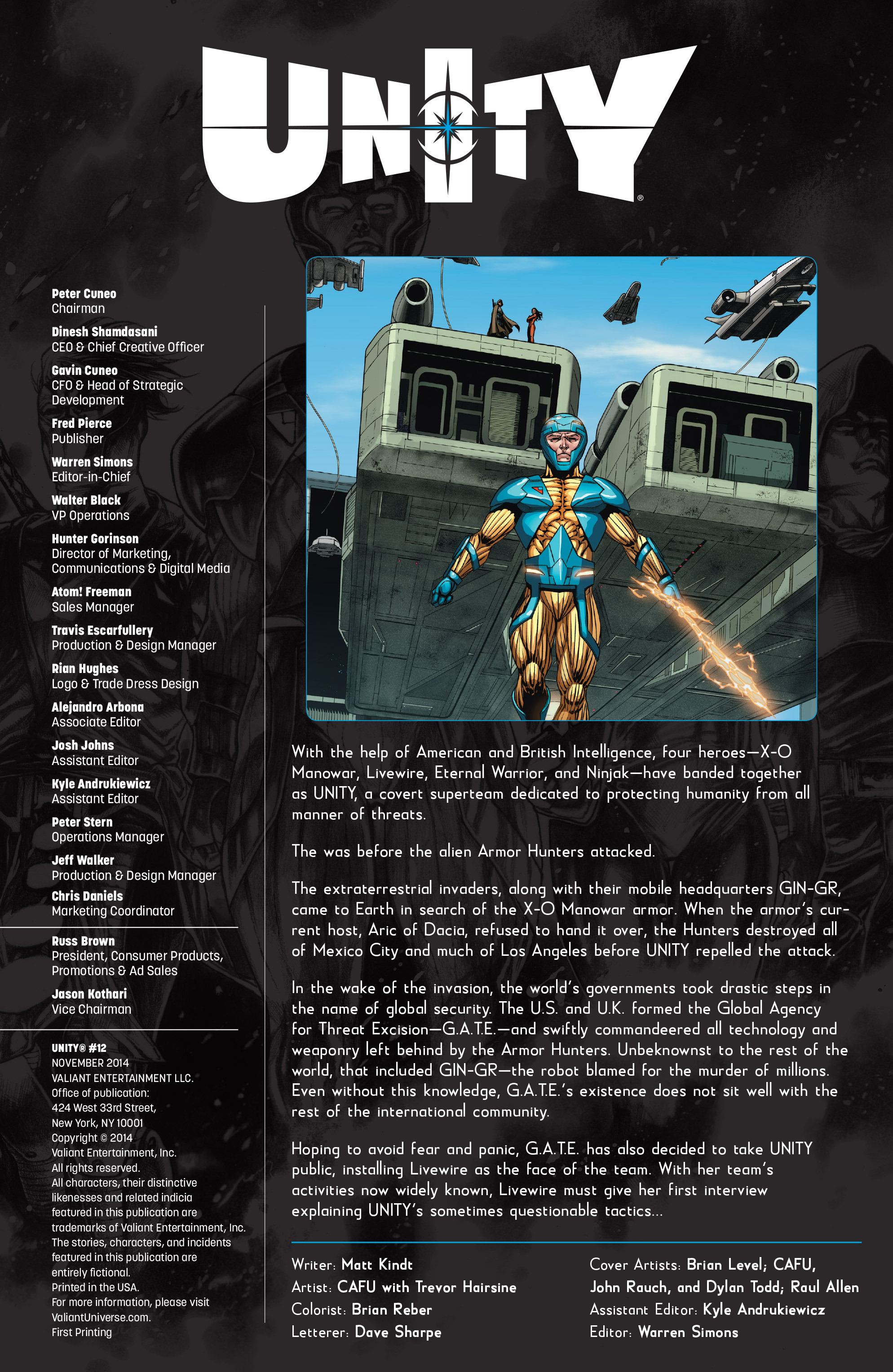 Unity (2013) Issue #12 - Page 2