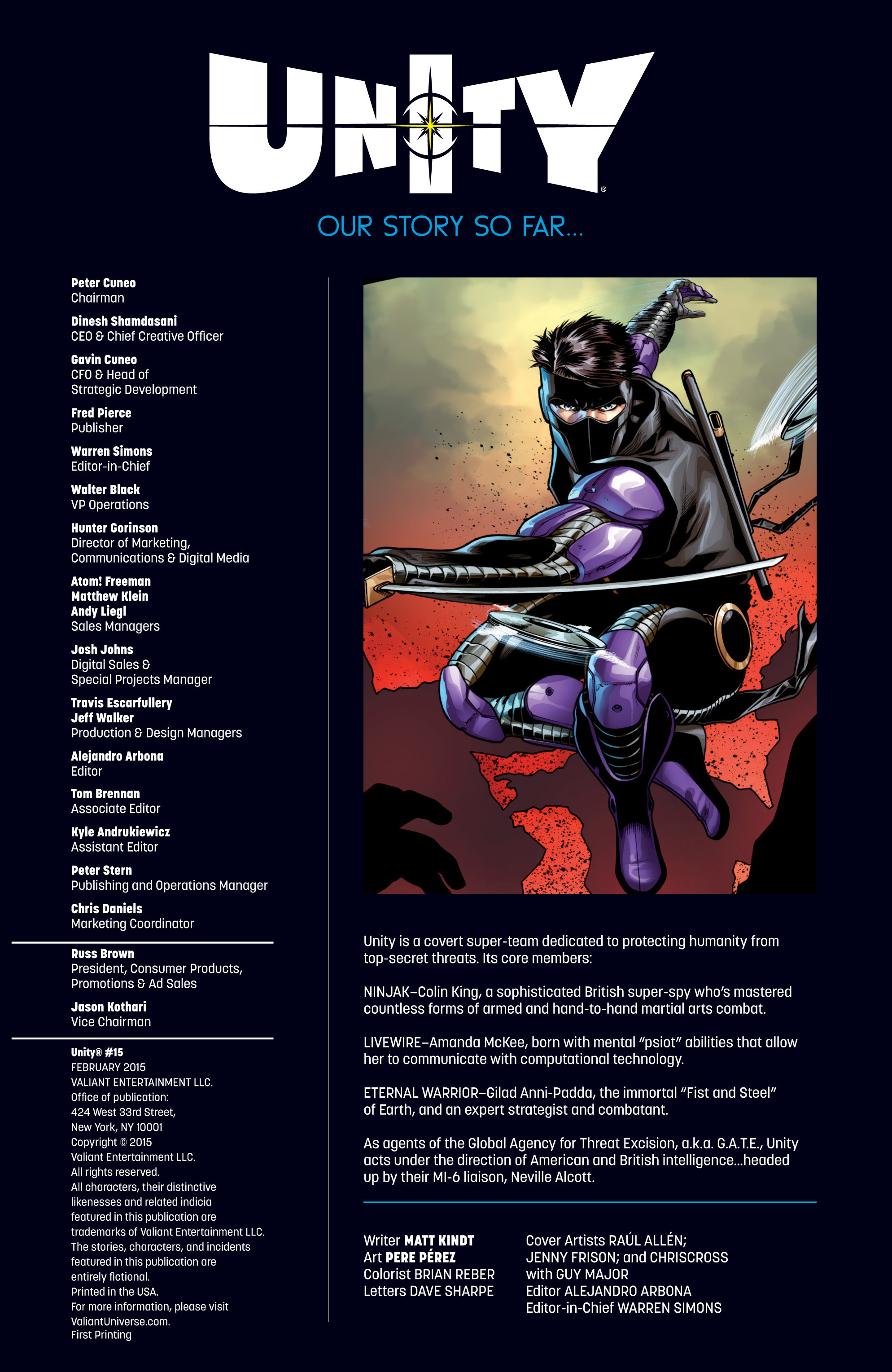 Unity (2013) Issue #15 - Page 2