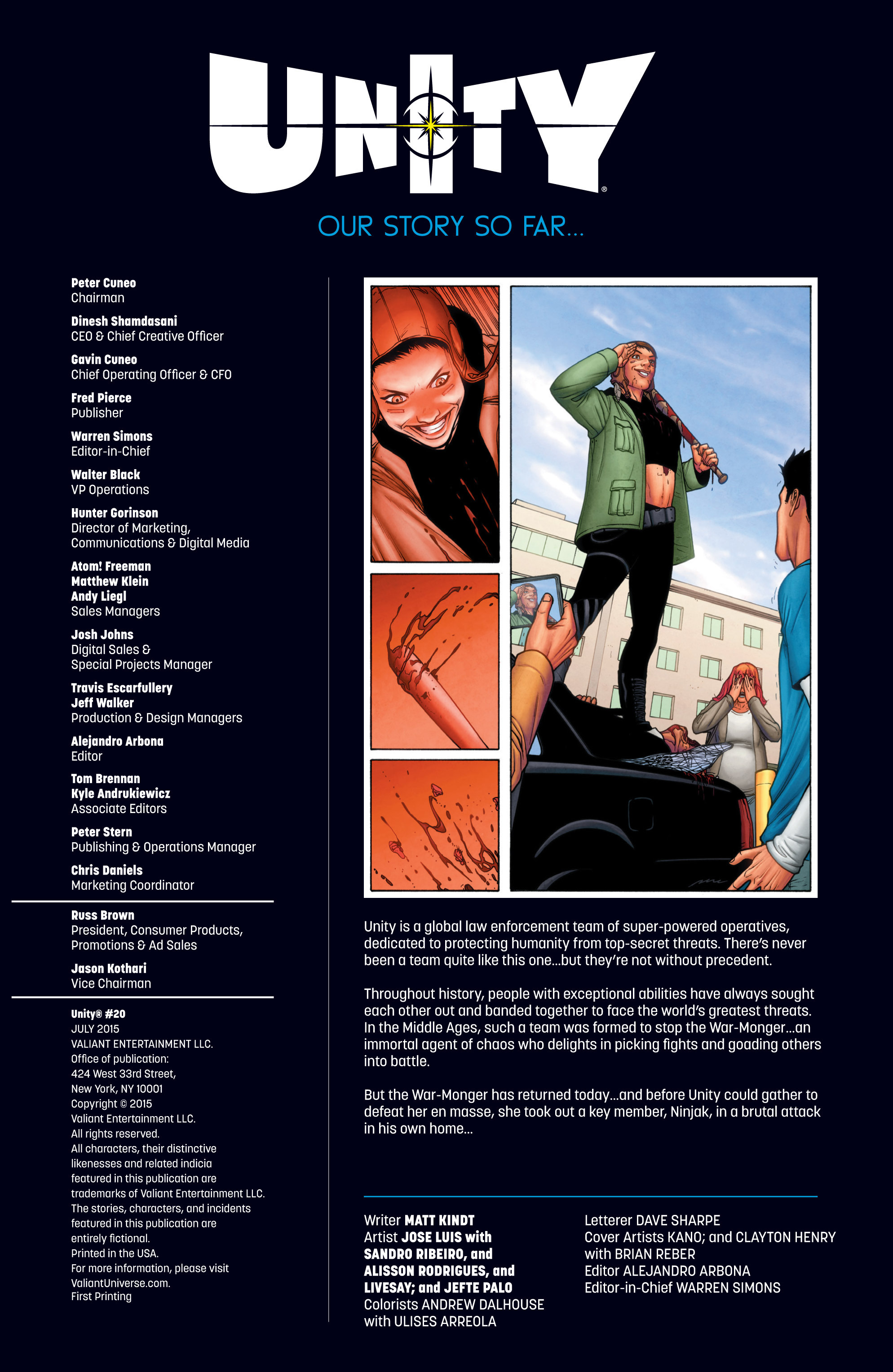 Unity (2013) Issue #20 - Page 2