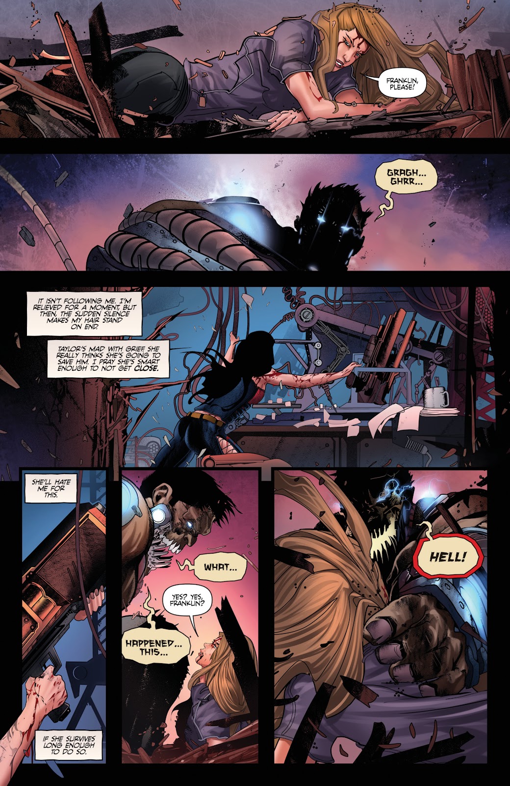 Van Helsing vs Frankenstein Issue #3 - Page 8