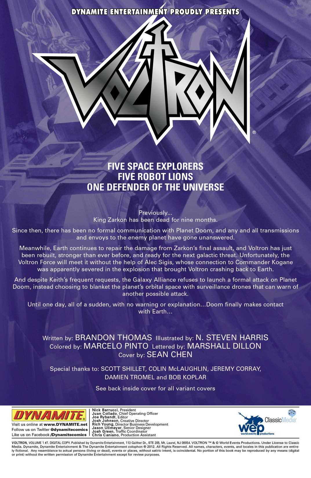 Voltron Issue #7 - Page 2