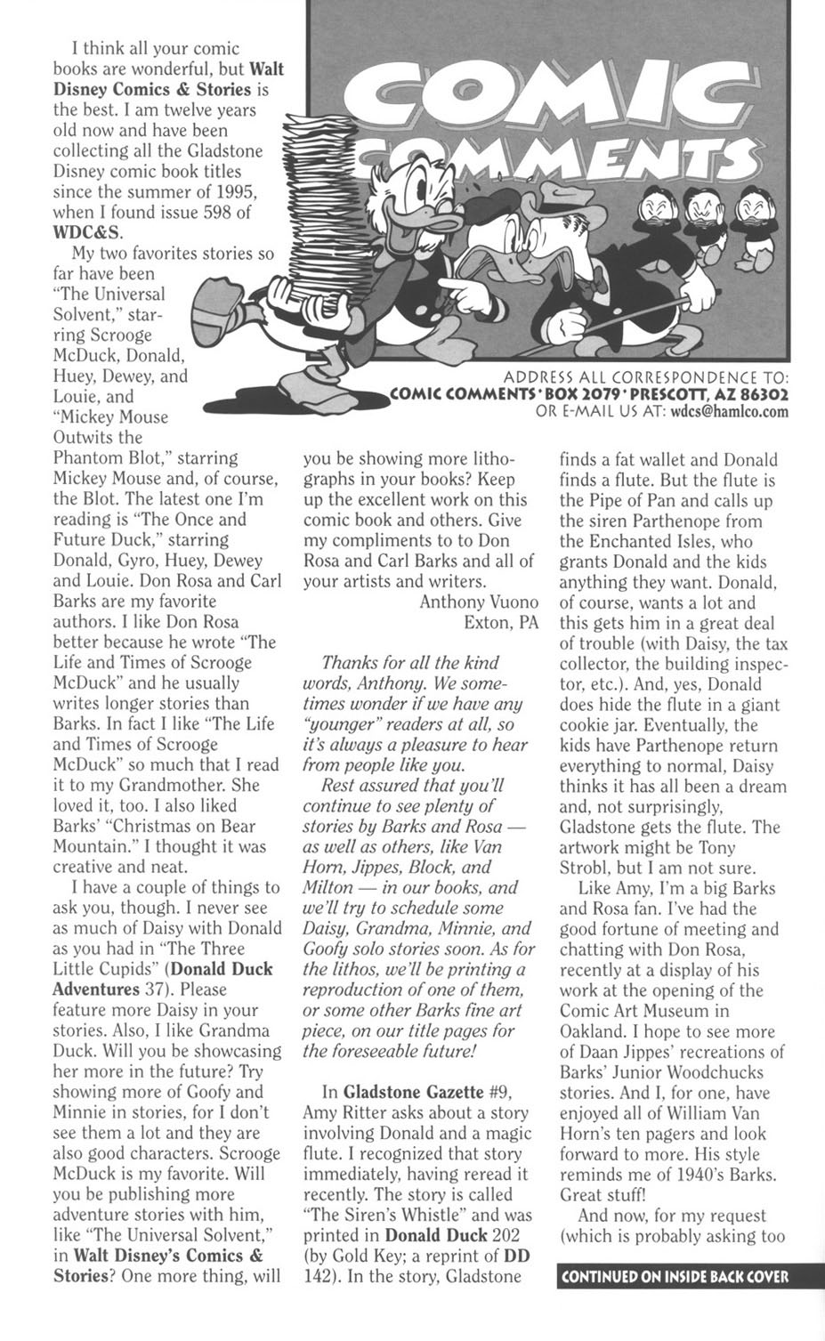 Walt Disney's Comics and Stories Issue #613 - Page 2