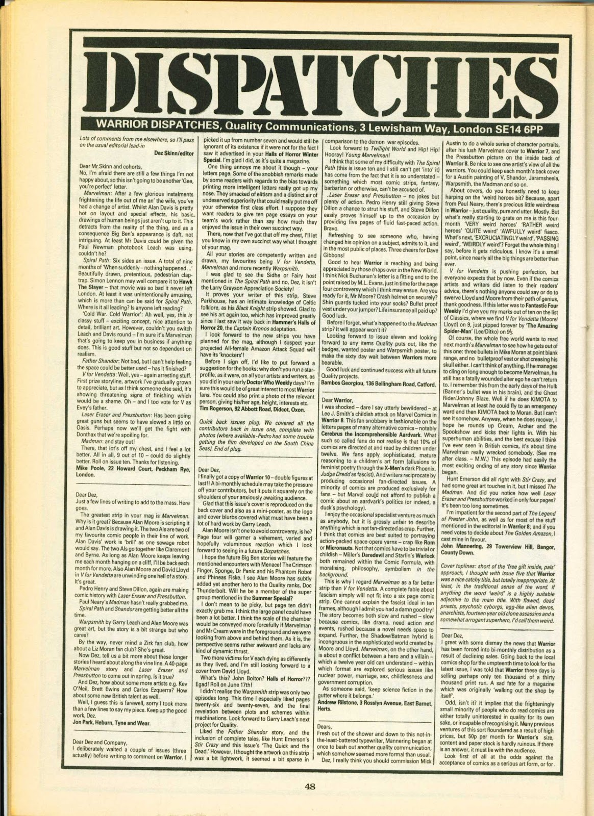Warrior (1982) Issue #13 - Page 48