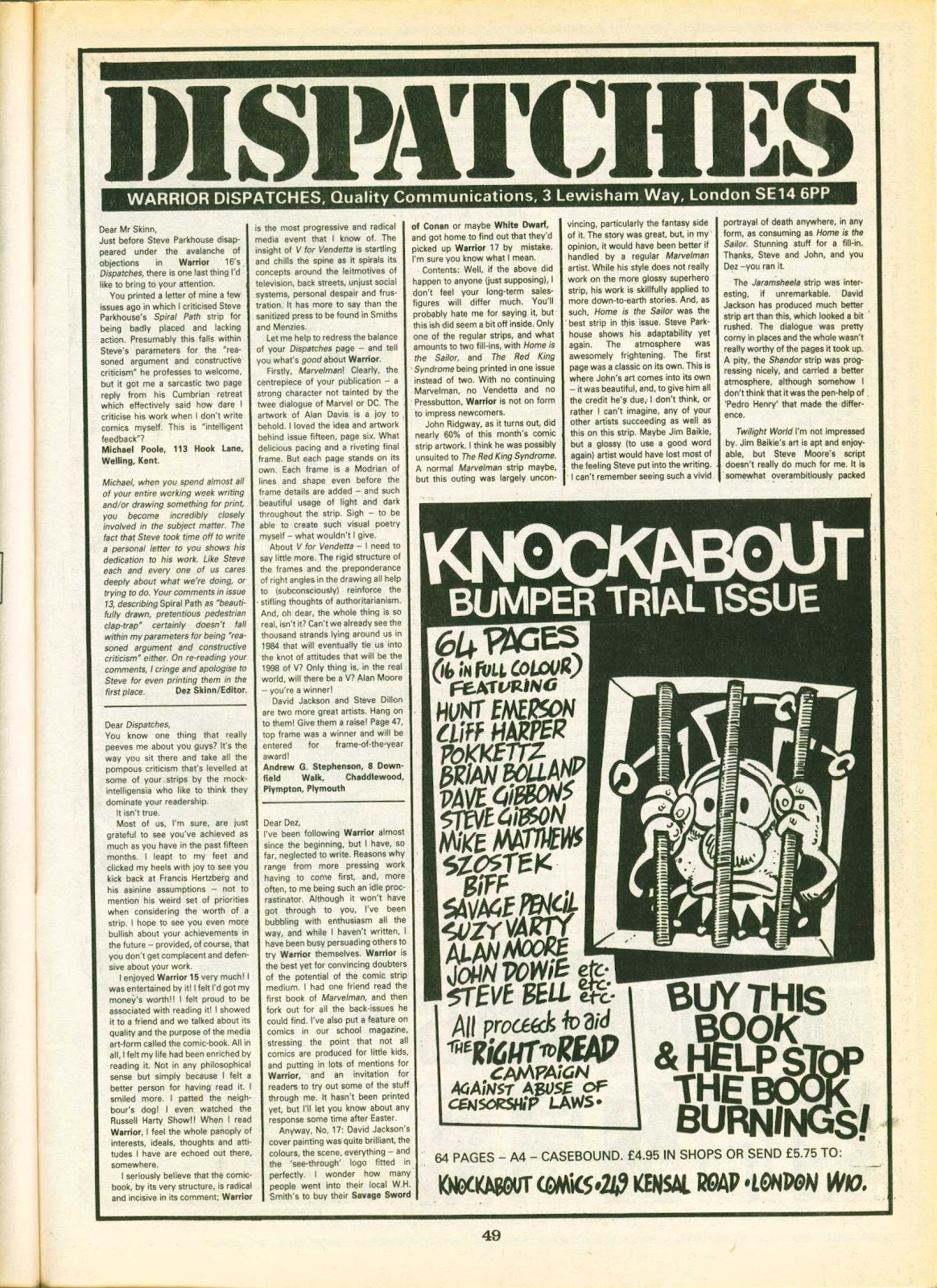 Warrior (1982) Issue #21 - Page 49