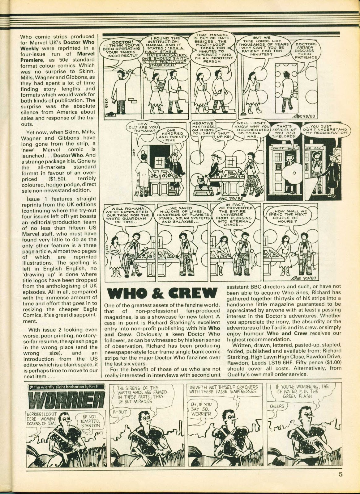 Warrior (1982) Issue #26 - Page 5