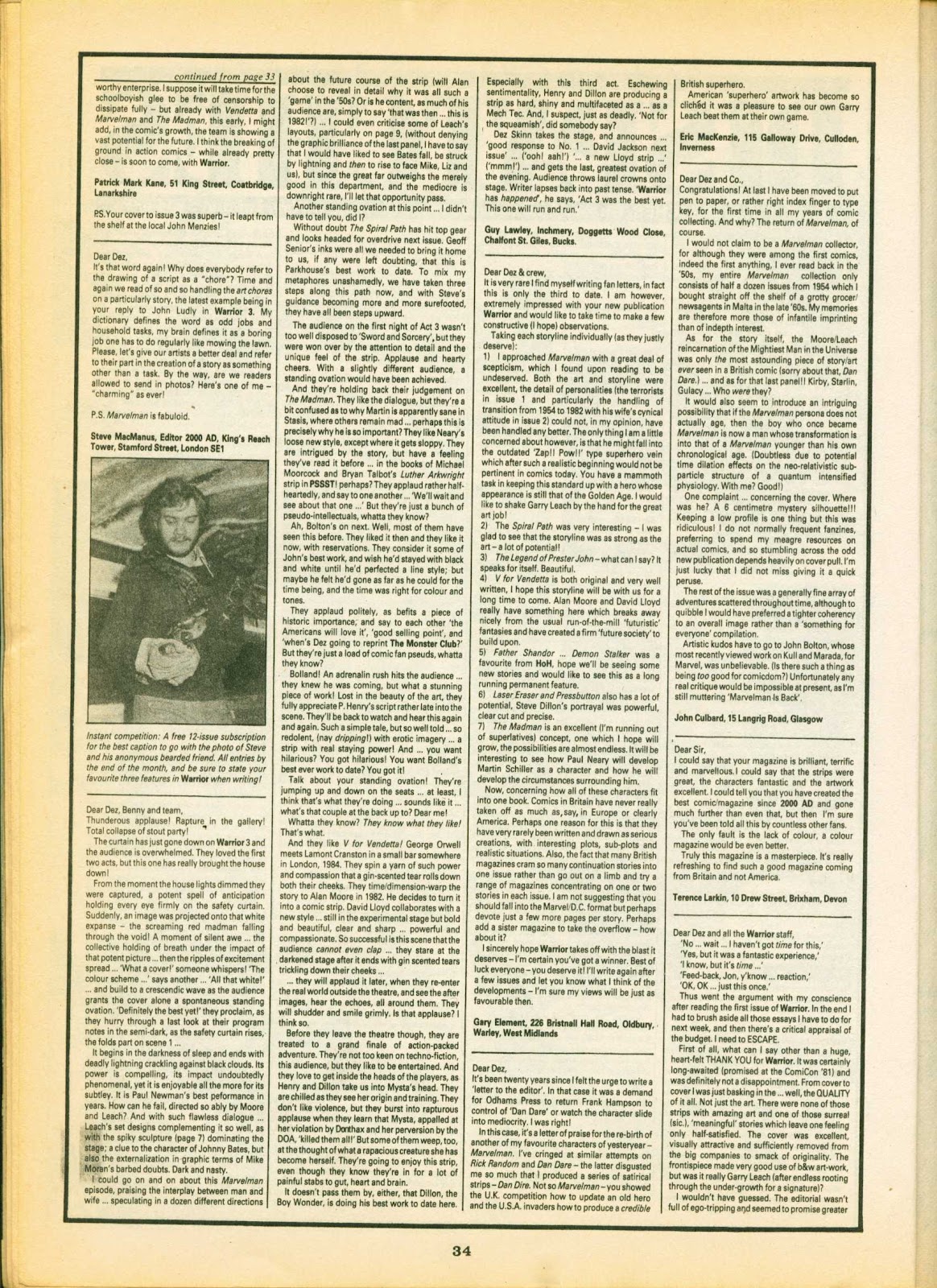 Warrior (1982) Issue #5 - Page 33