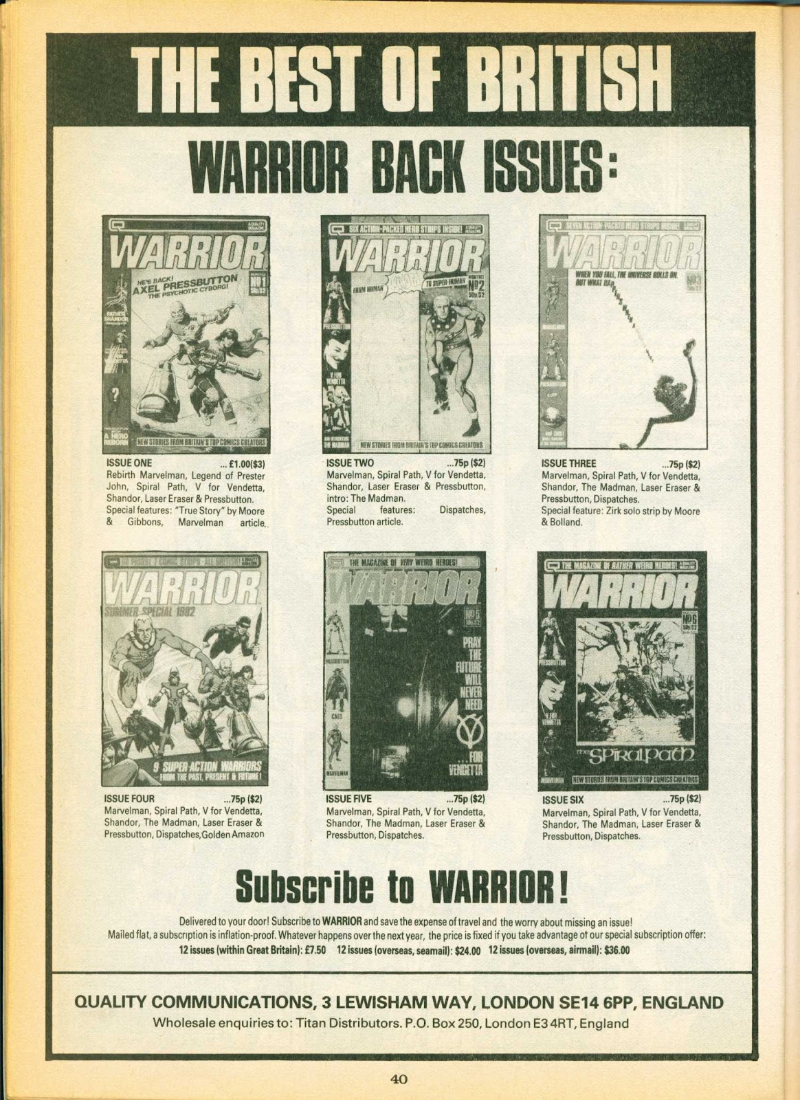 Warrior (1982) Issue #7 - Page 40