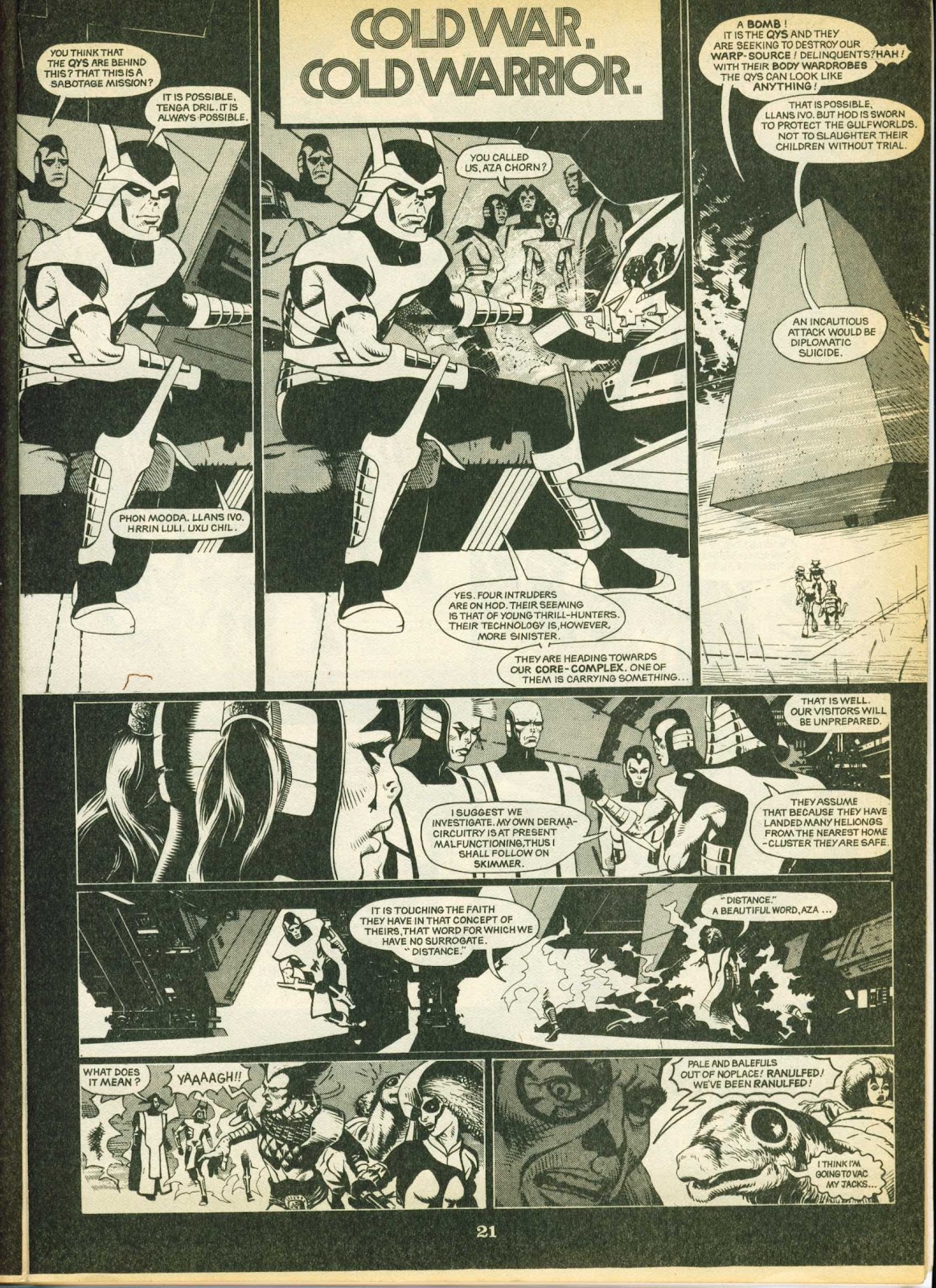 Warrior (1982) Issue #9 - Page 21