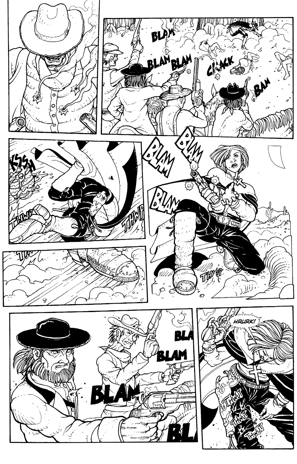 Warrior Nun: Black & White Issue #12 - Page 16
