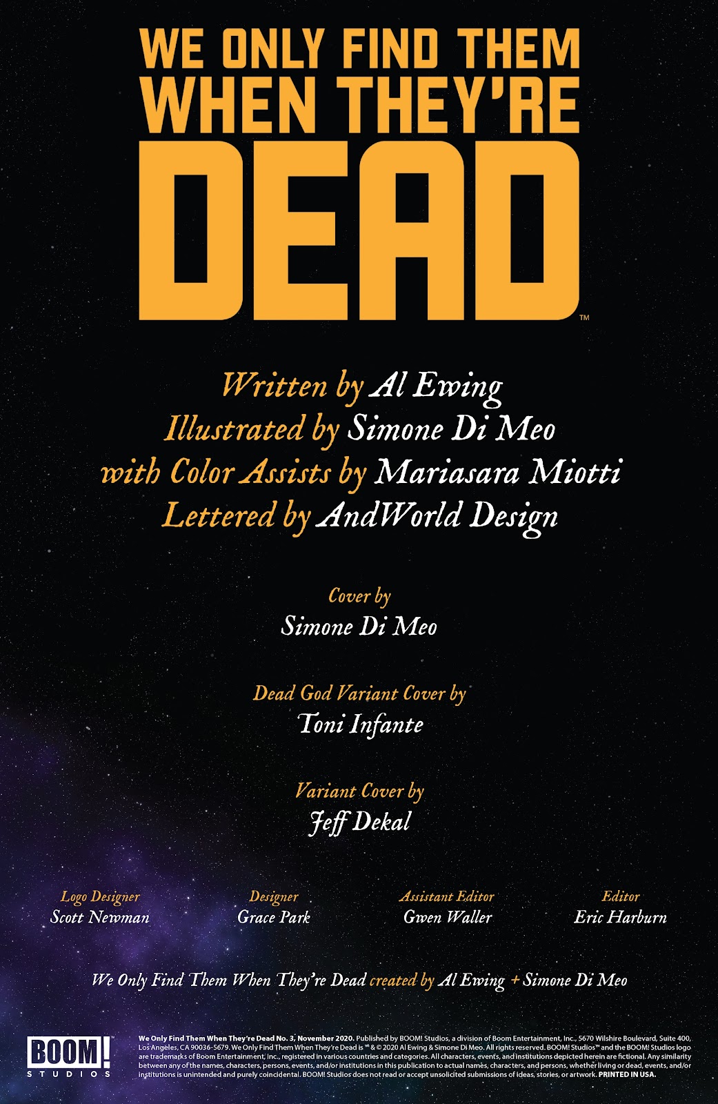 We Only Find Them When They're Dead Issue #3 - Page 2