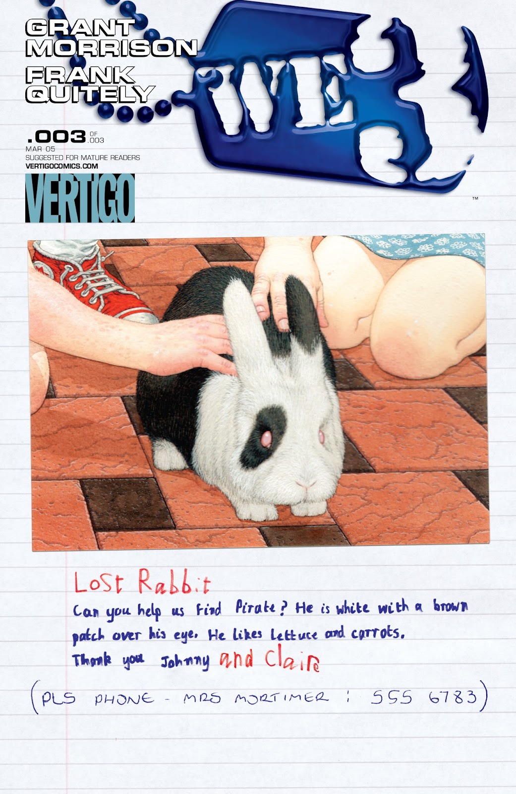 We3 Issue #3 - Page 1