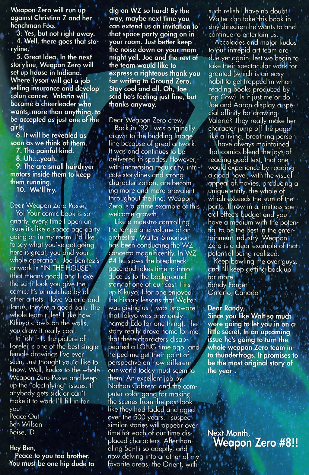 Weapon Zero (1996) Issue #7 - Page 23