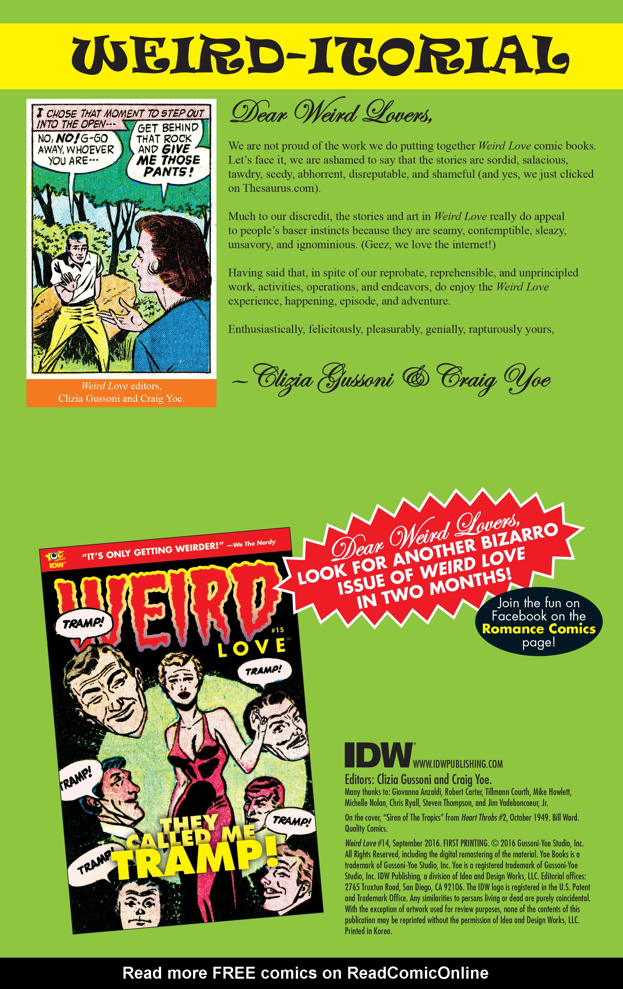 Weird Love Issue #14 - Page 2
