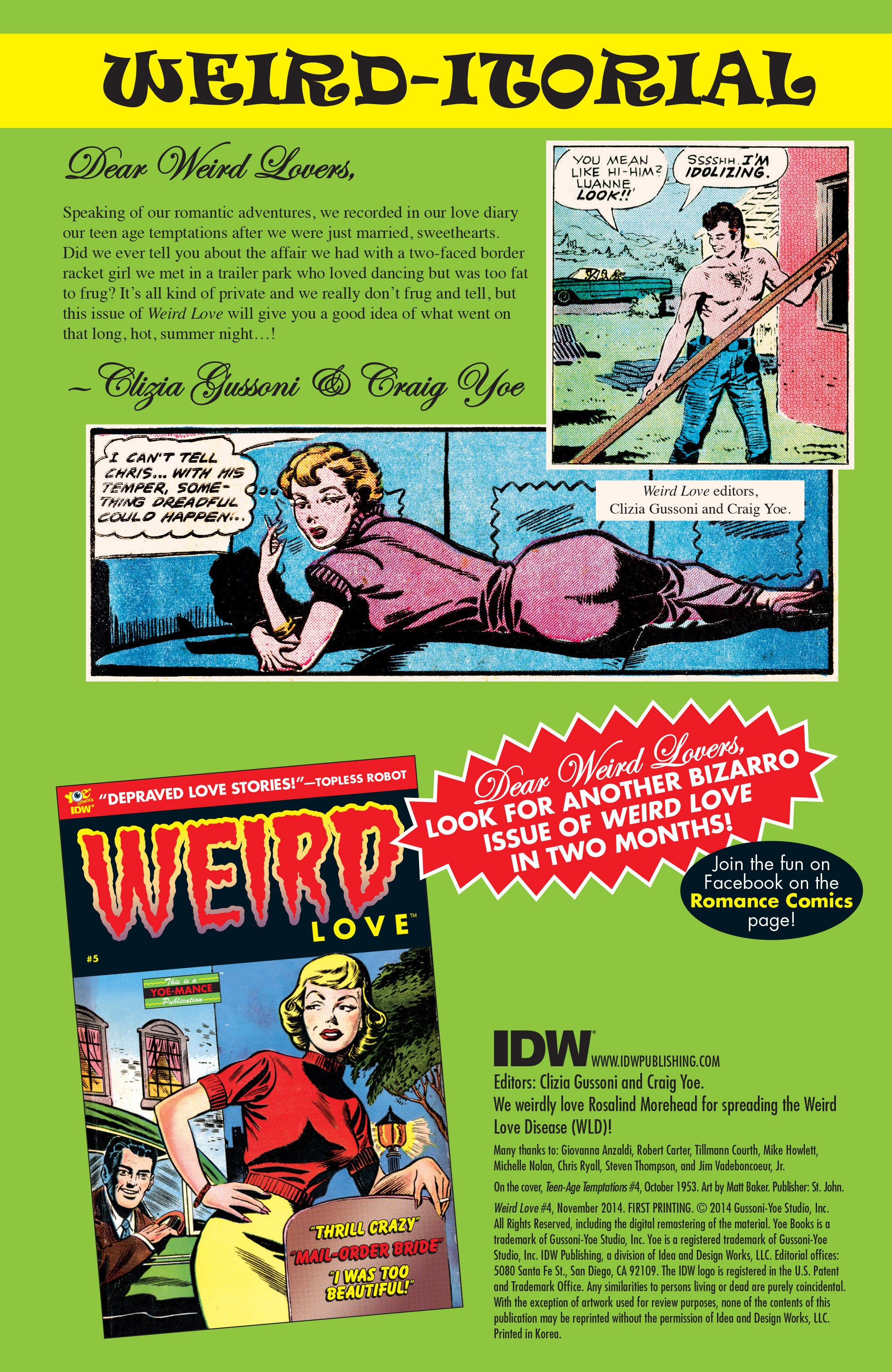 Weird Love Issue #4 - Page 2