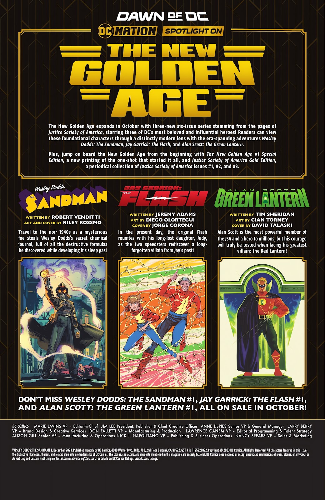 Wesley Dodds: The Sandman Issue #1 - Page 30