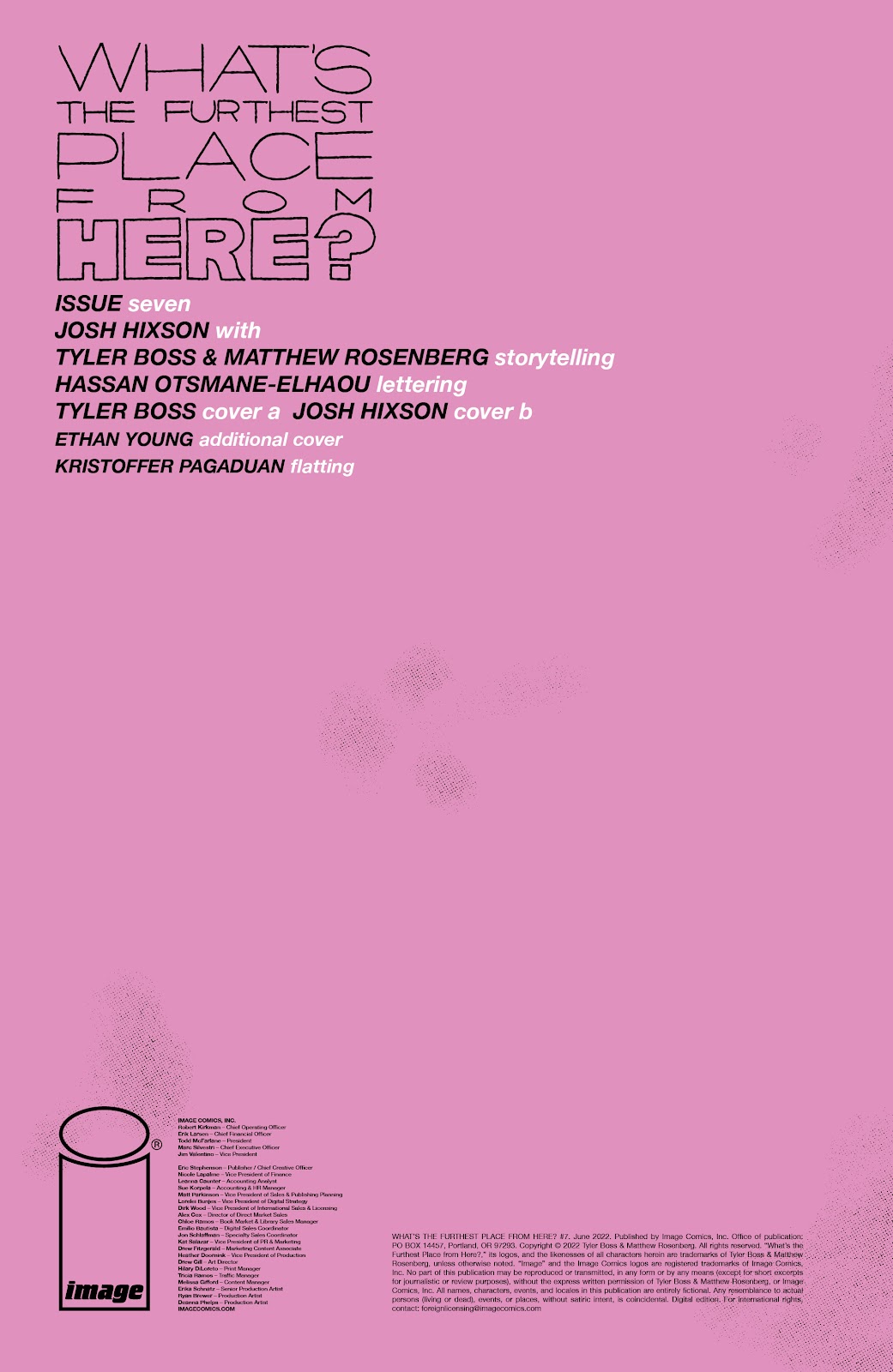 What's The Furthest Place From Here? Issue #7 - Page 2
