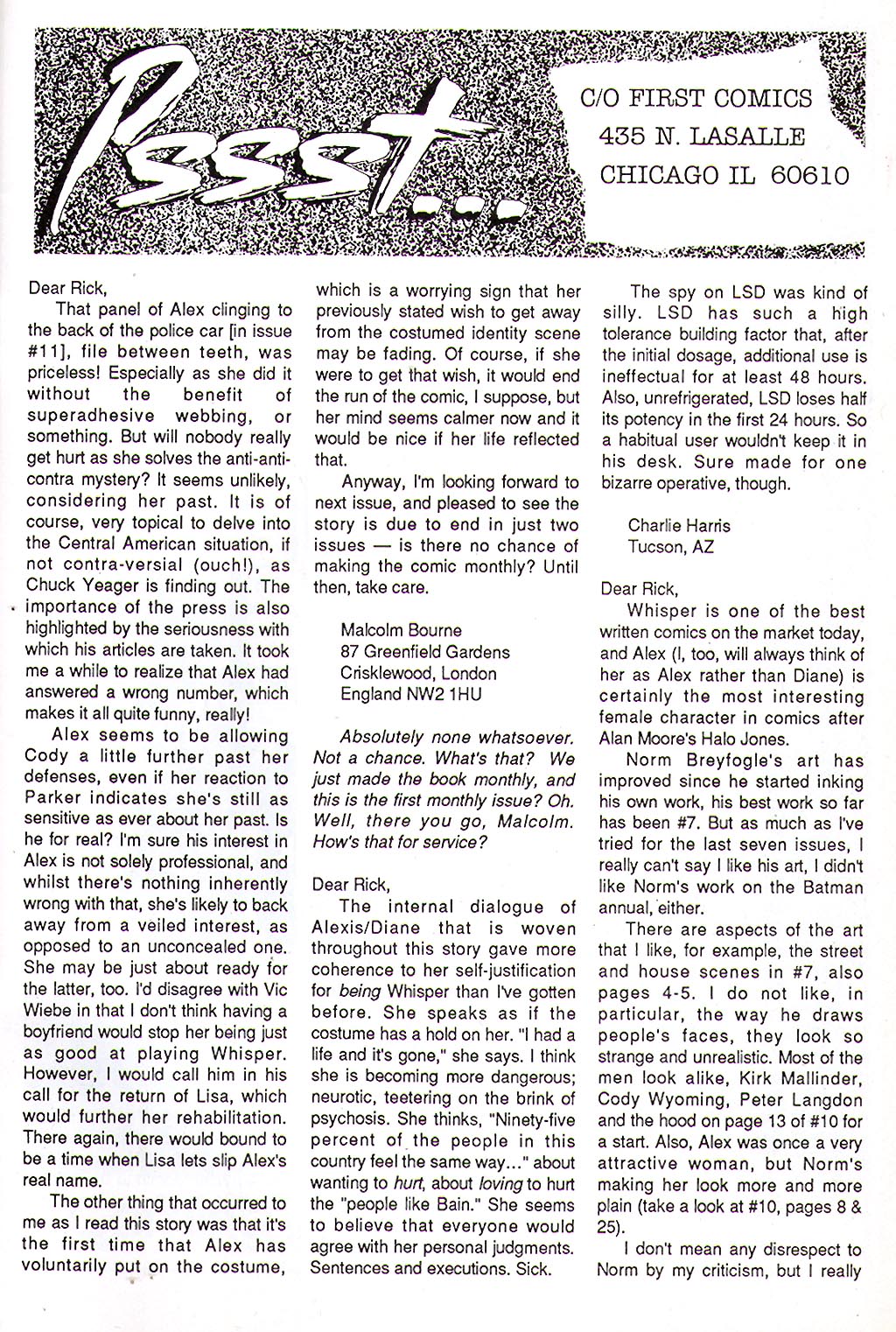 Whisper (1986) Issue #13 - Page 32
