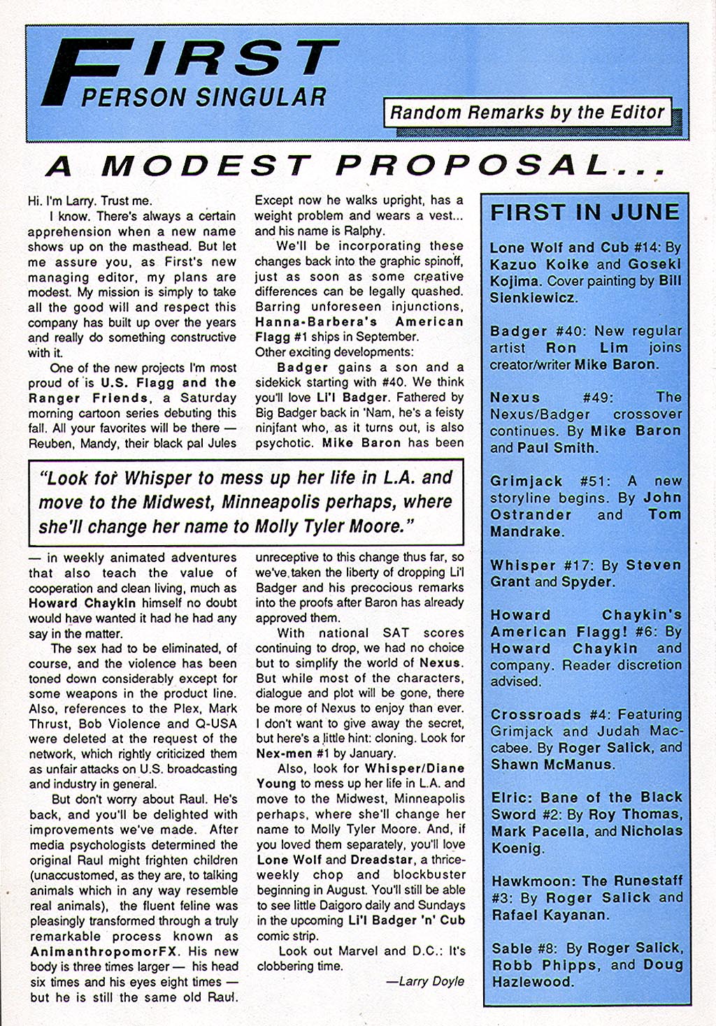 Whisper (1986) Issue #17 - Page 13