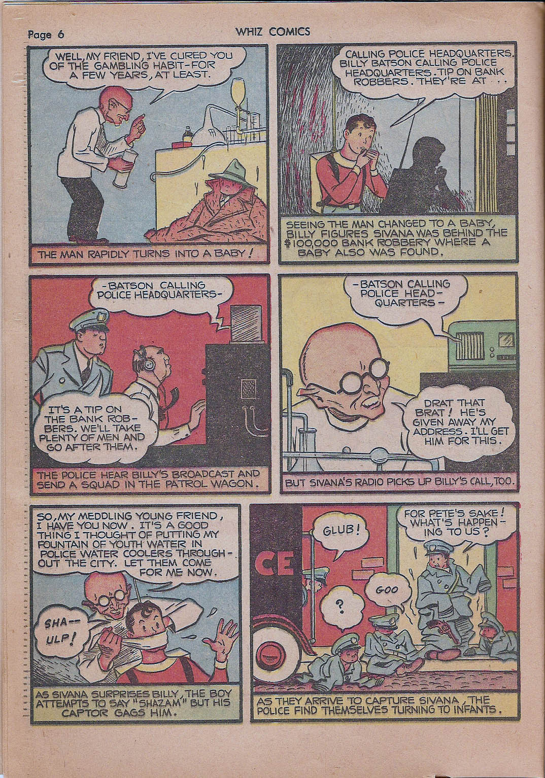 WHIZ Comics Issue #13 - Page 8