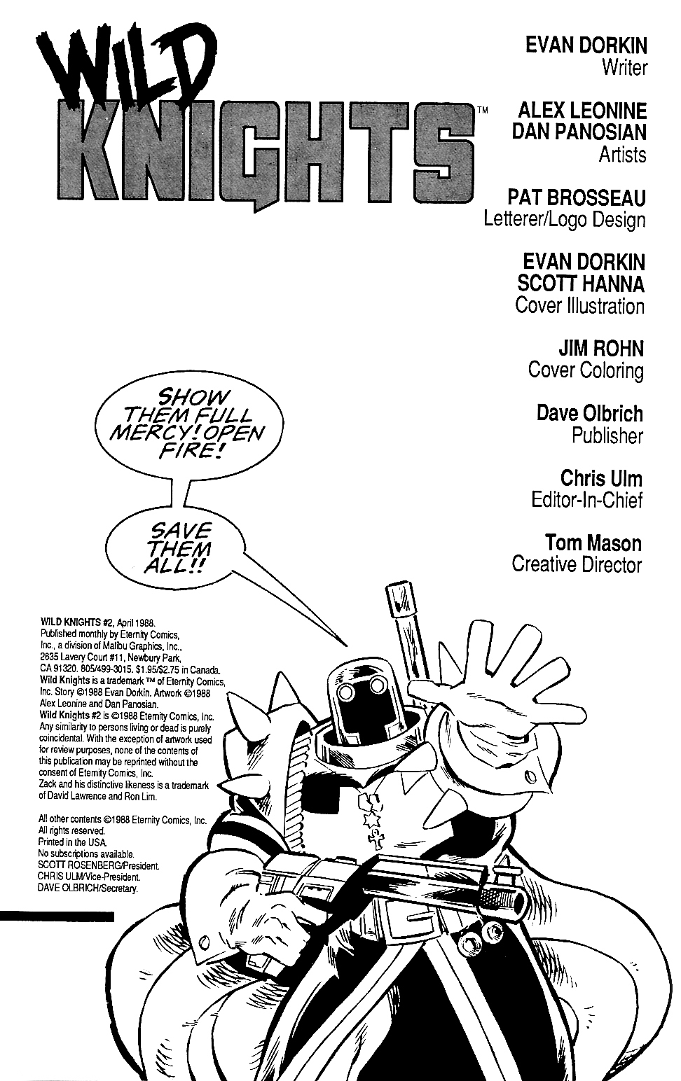 Wild Knights Issue #2 - Page 2