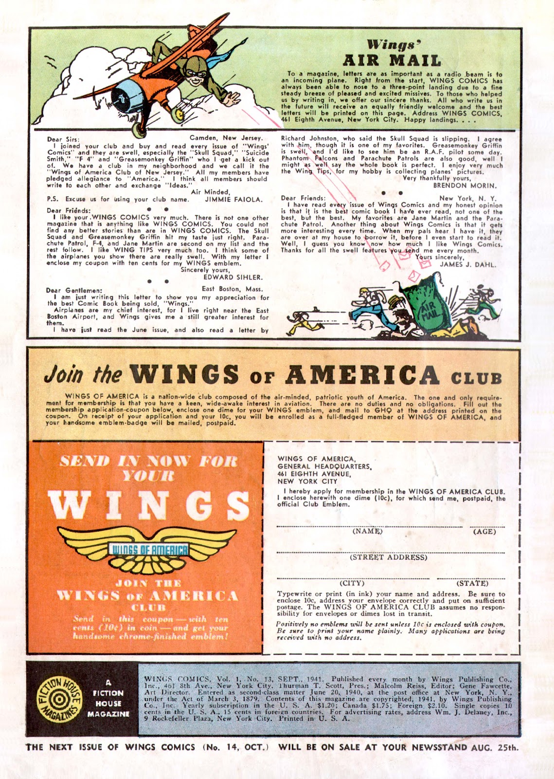 Wings Comics Issue #13 - Page 2
