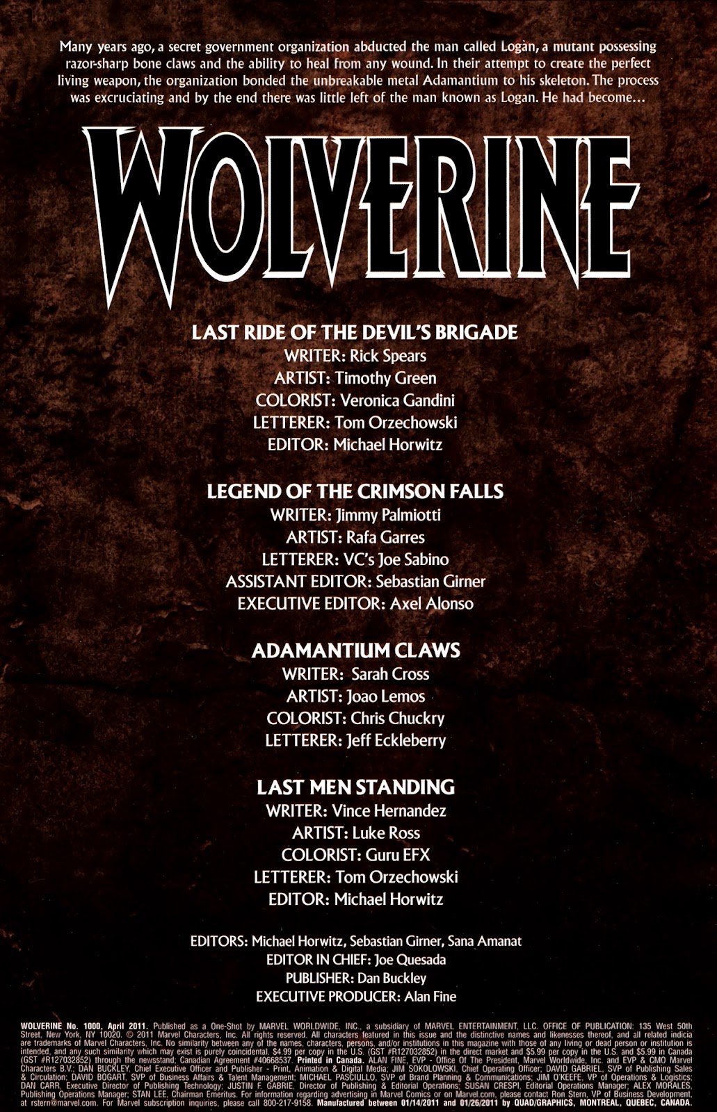 Wolverine (2010) Issue #1000 - Page 3