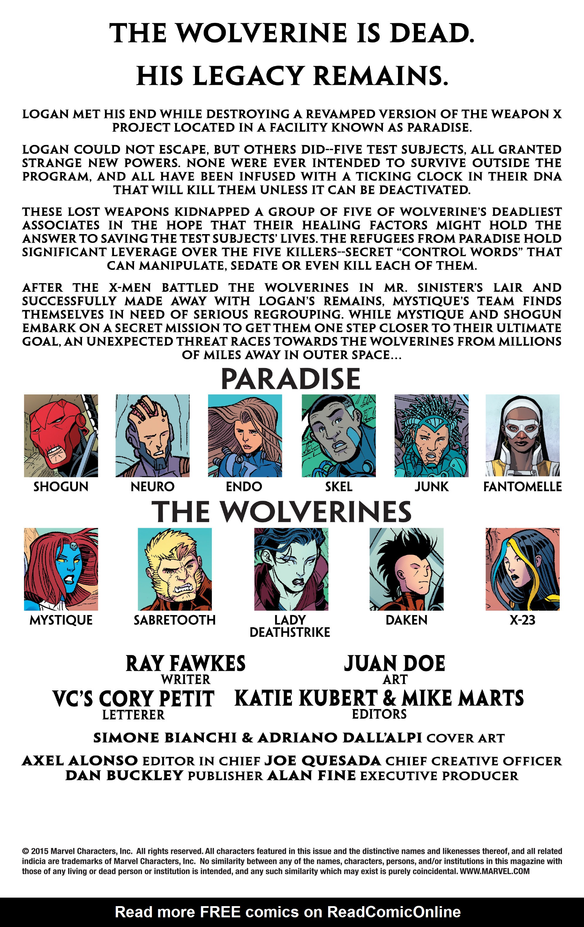 Wolverines Issue #8 - Page 2