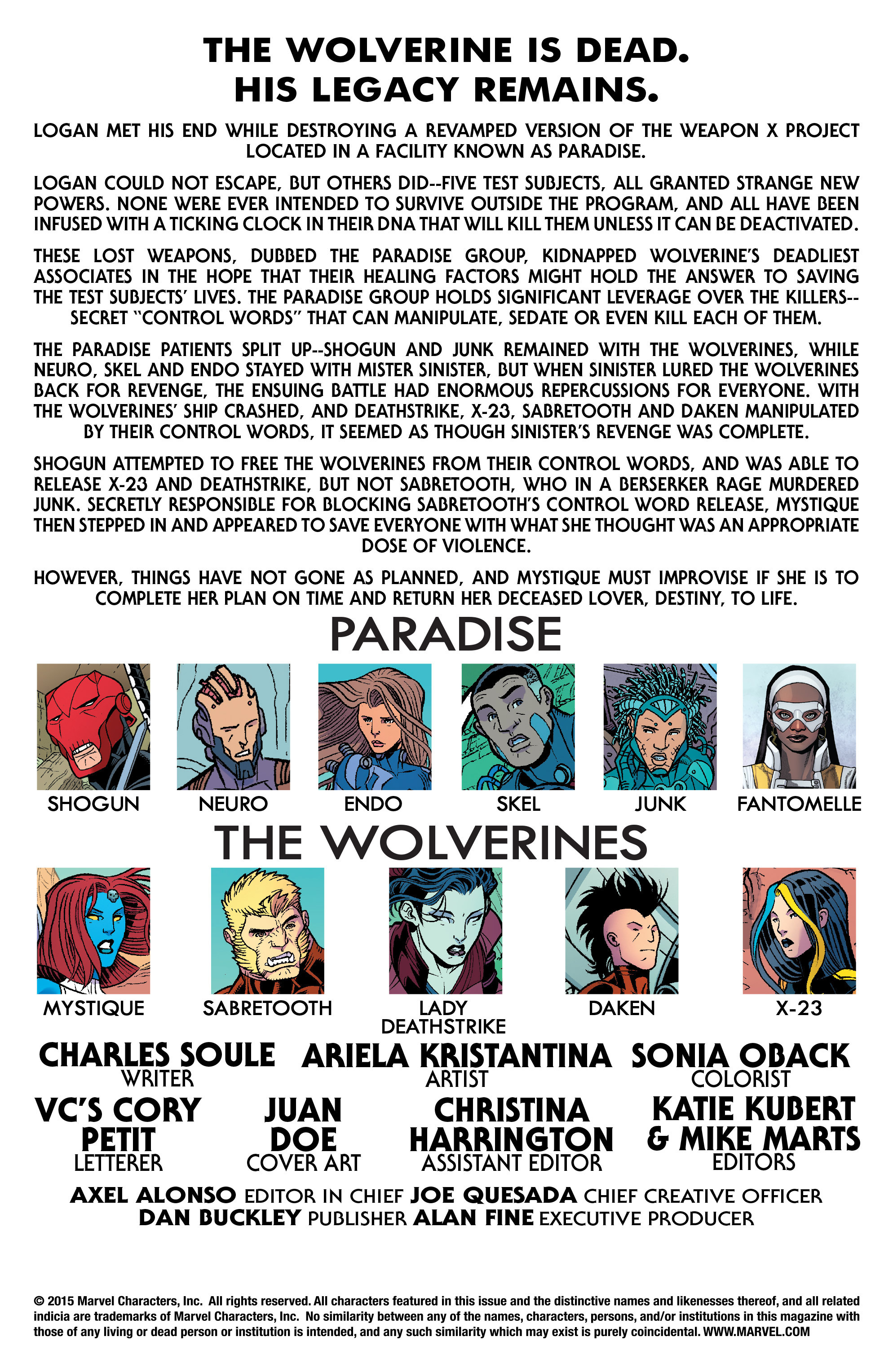 Wolverines Issue #19 - Page 2