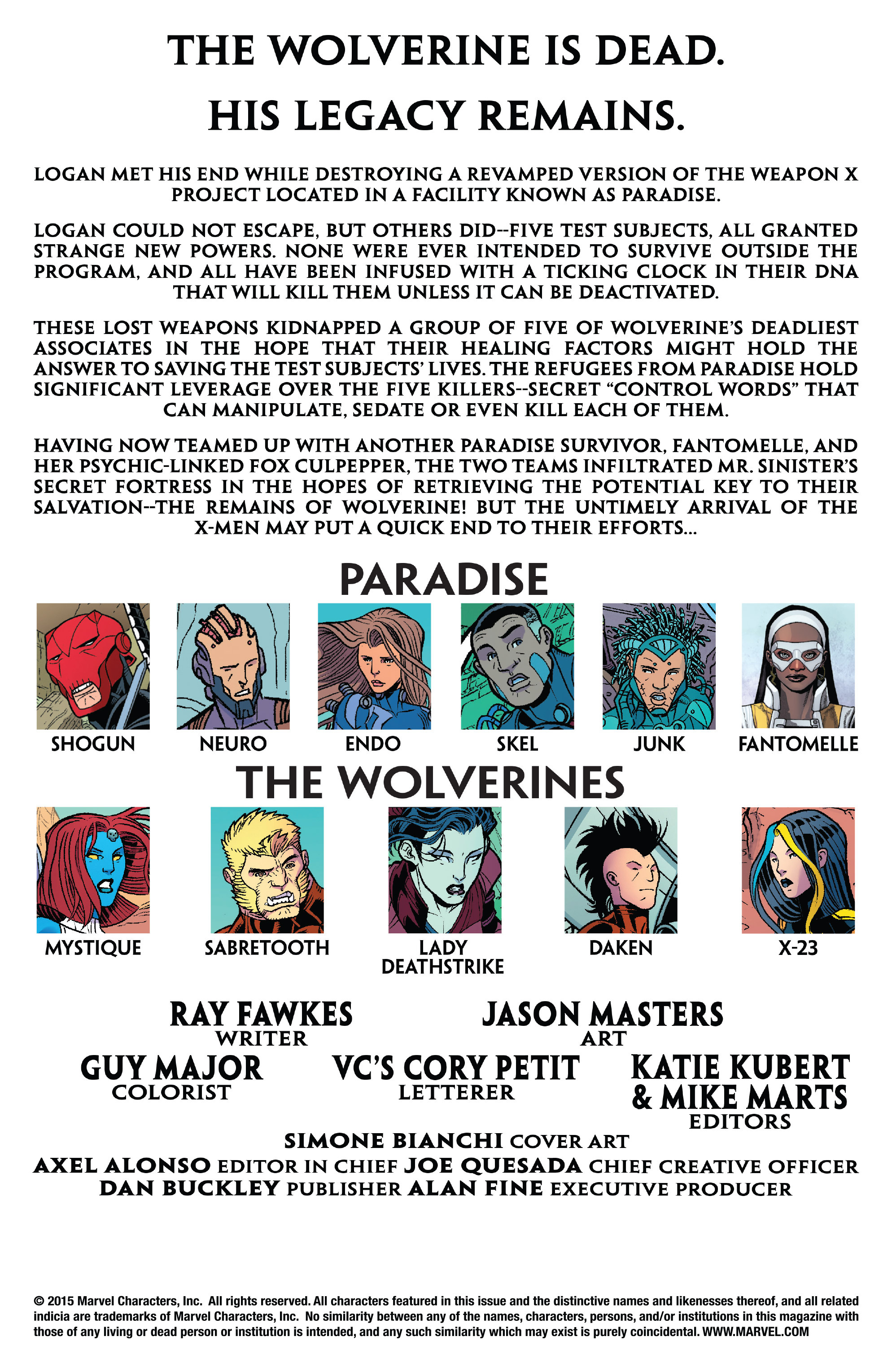 Wolverines Issue #6 - Page 2
