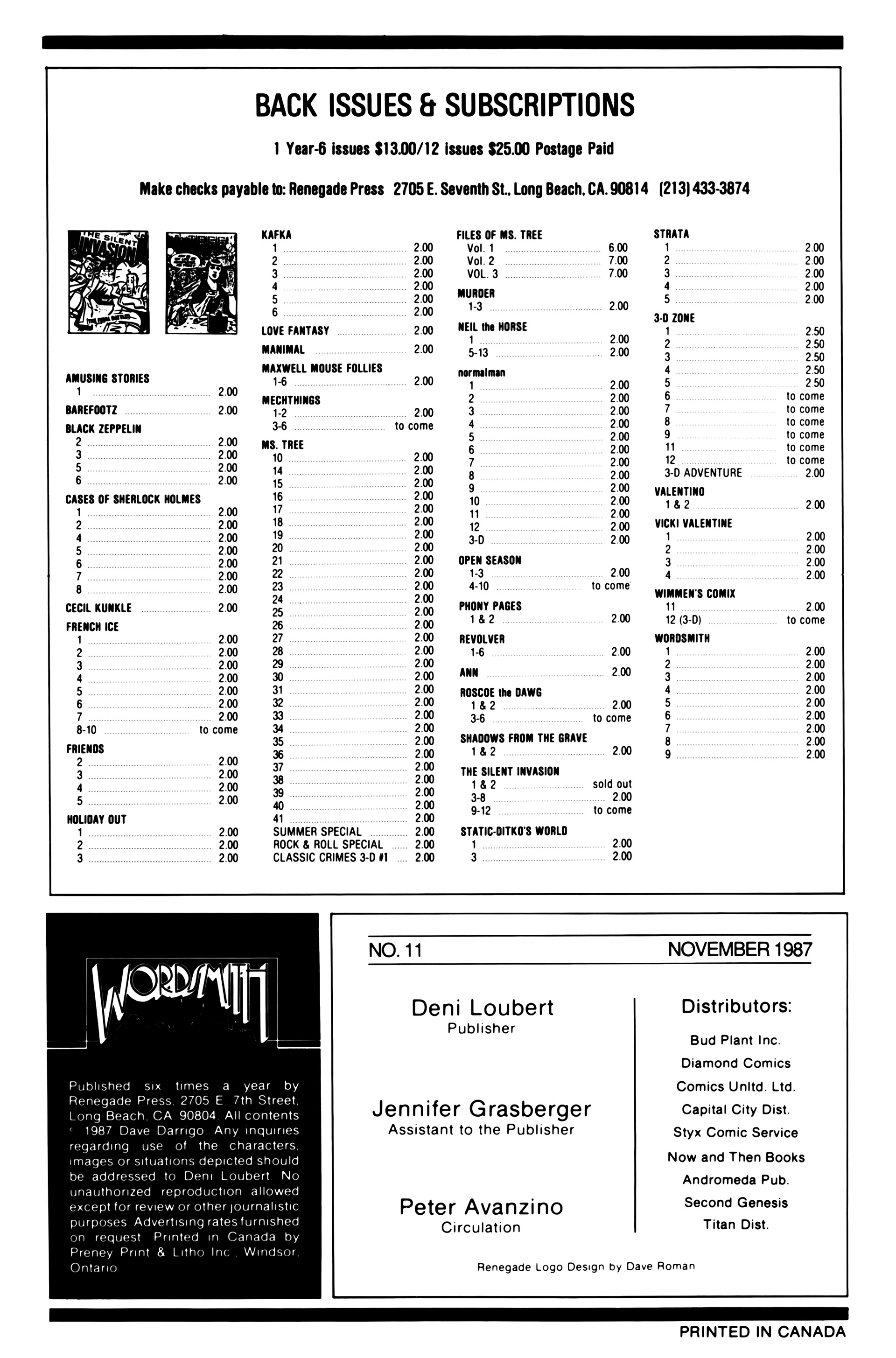 Wordsmith Issue #11 - Page 2