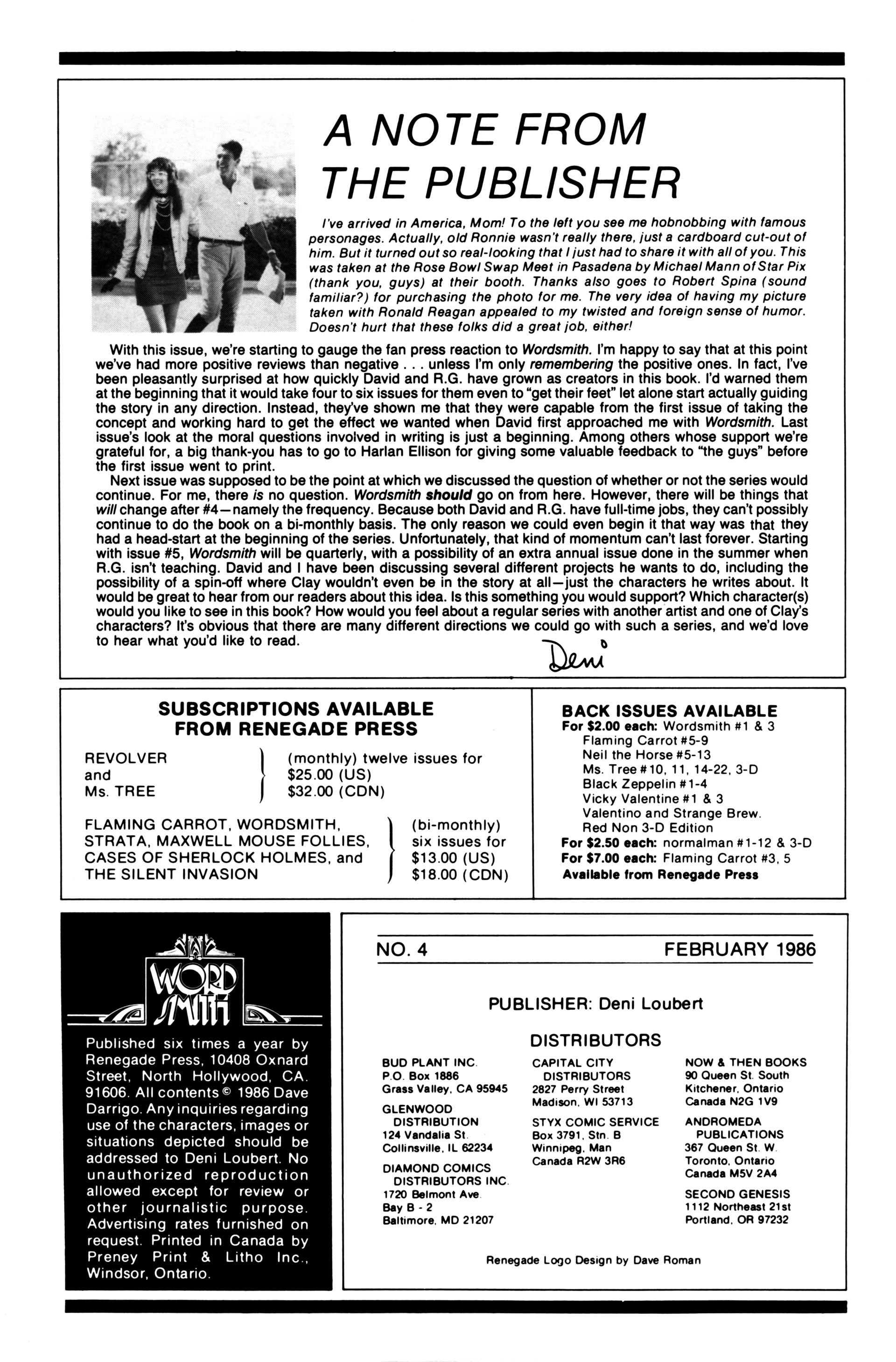Wordsmith Issue #4 - Page 2