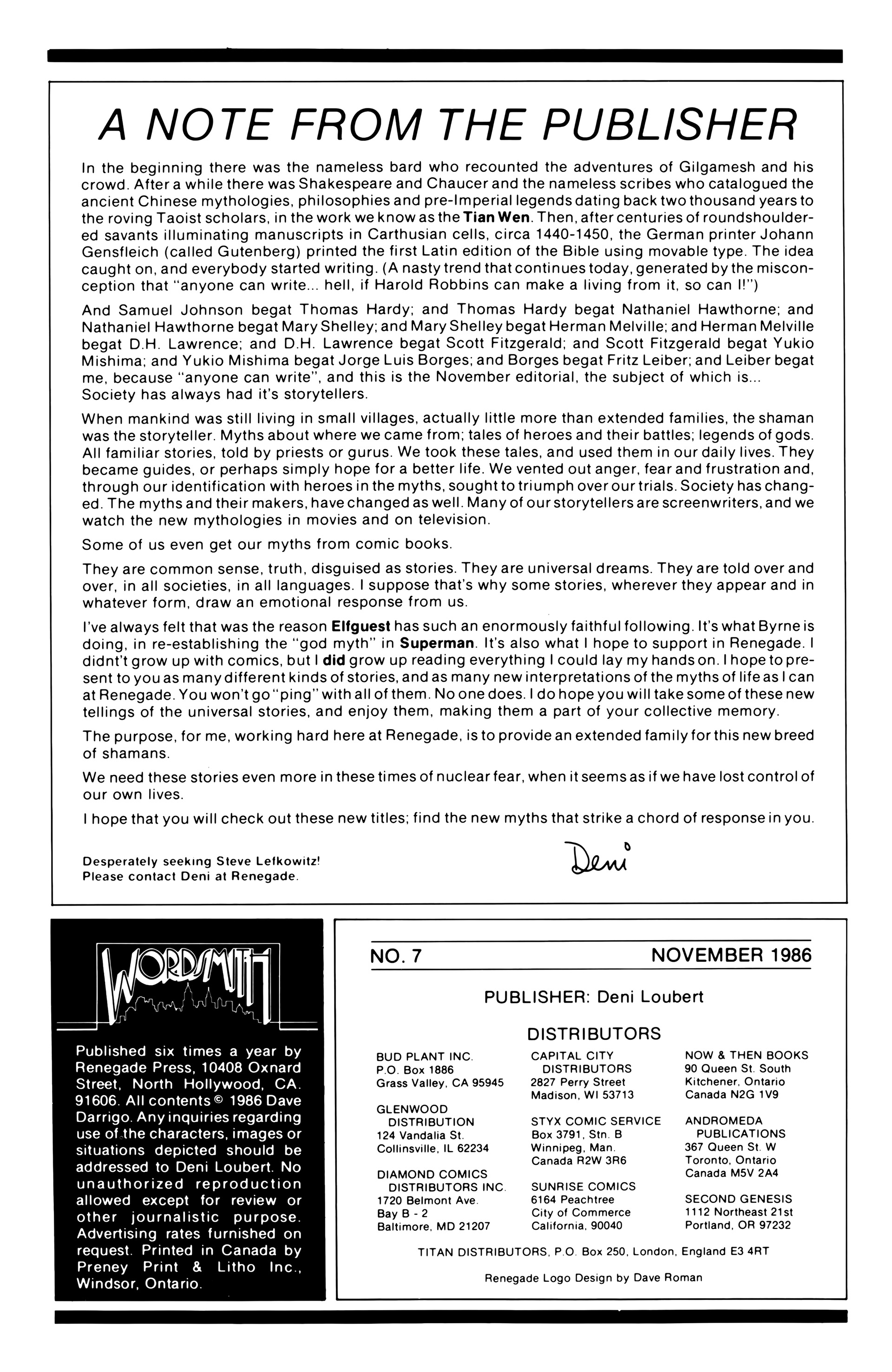 Wordsmith Issue #7 - Page 2