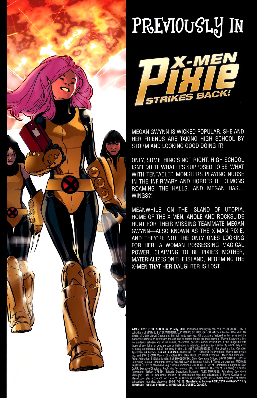 X-Men: Pixie Strikes Back Issue #2 - Page 2