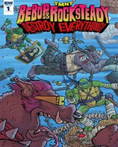 Teenage Mutant Ninja Turtles Bebop & Rocksteady Destroy Everything Comic