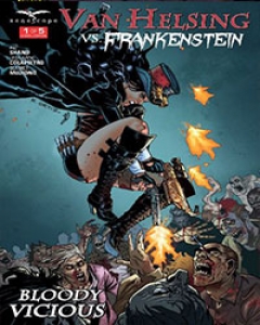 Van Helsing vs. Frankenstein cover image